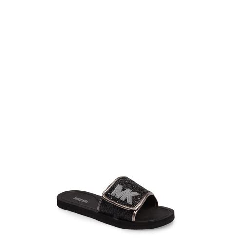 michael kors toddler slides|michael kors slides on sale.